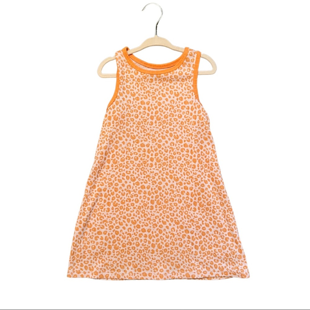 Cat & Jack Orange and Pink Cheetah Dress